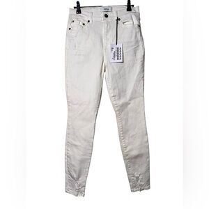 NWT PISTOLA Aline High-Rise Skinny Cream-Colored Jeans -‎ 27